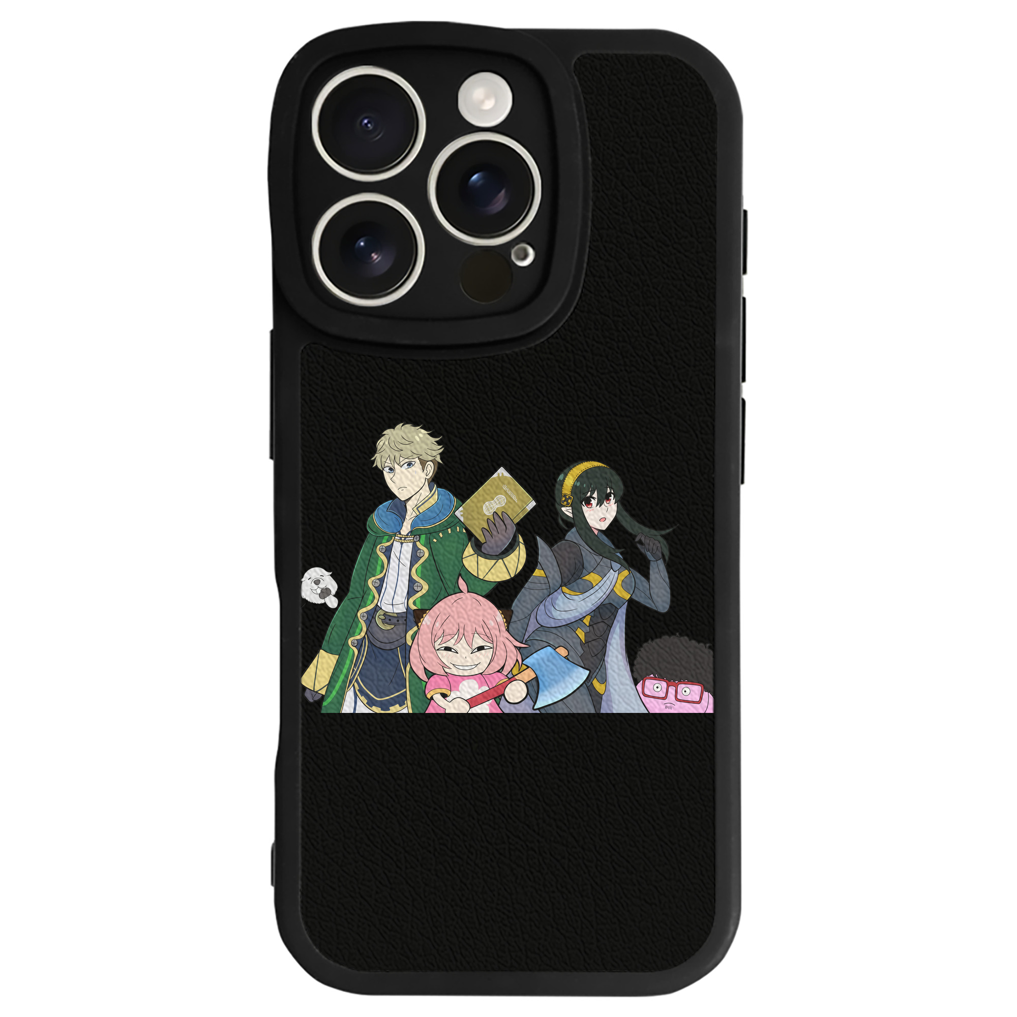 （画像用） SPY×FAMILY间谍家家酒 【iPhone 16シリーズ対応】シリコンスマホケース（レザー調） 材質：シリコン